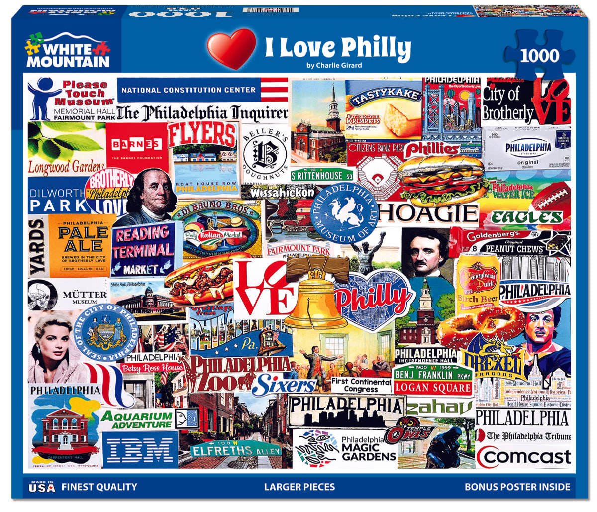 I Love Philly (2162pz) - 1000 Piece Jigsaw Puzzle
