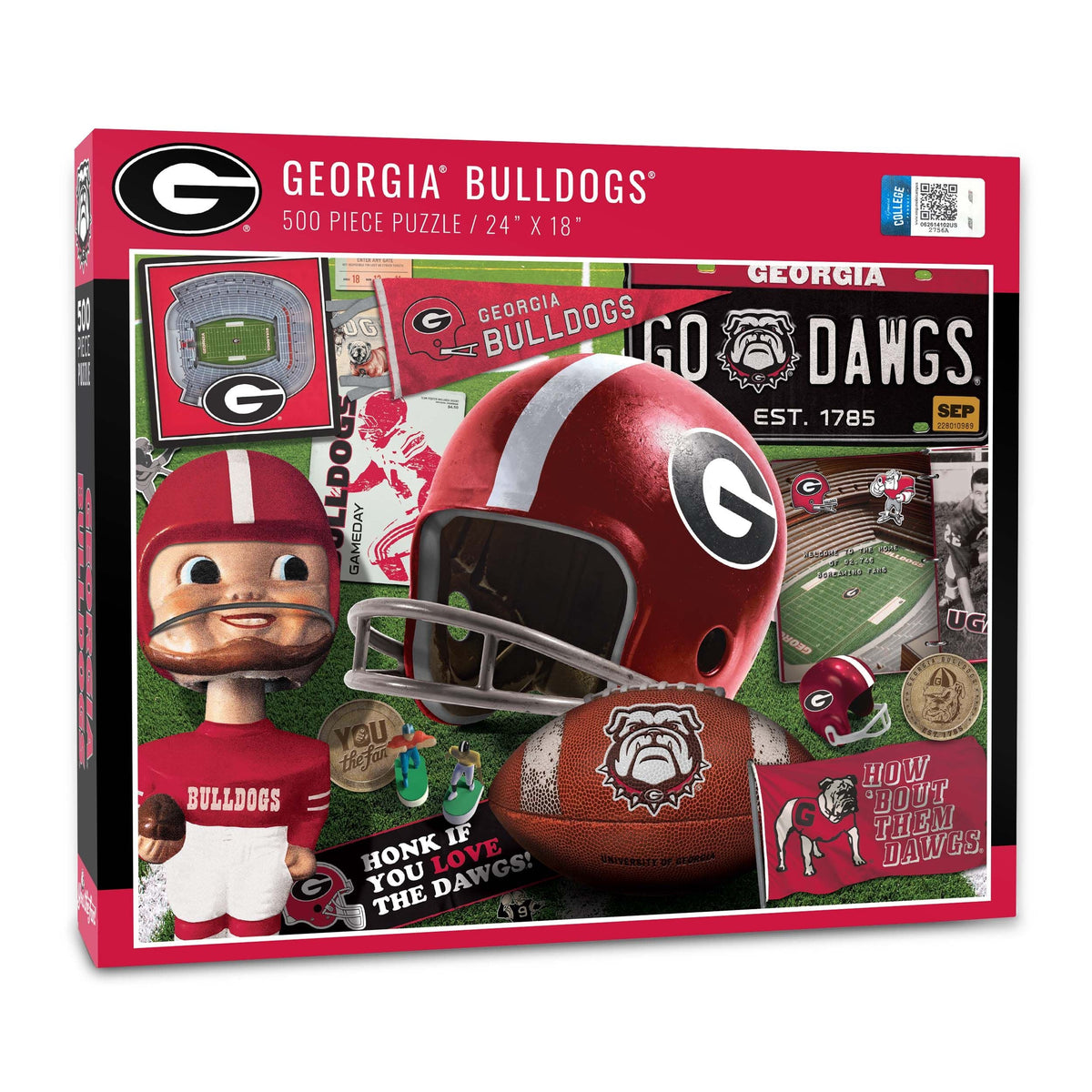Georgia Bulldogs Retro Series (950196) - 500 Pieces